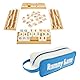 Toaboa 116 Stück Rummy Set mit Wildcard, Aufbewahrungstasche ABS Rummikub Spiel für 2-4 Personen Kreativ Interessant Rummy Spiel Kids für Spieleabende Reisen Festivals Strategiespiel-Liebhaber