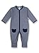 Produktbild Sanetta Baby-Jungen Strampler, Blau (blau 5193), 74 (Herstellergröße:074)
