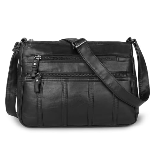 Image of BSBUY Women's Crossbody Bags Ladies Multi Pocket Shoulder Bags