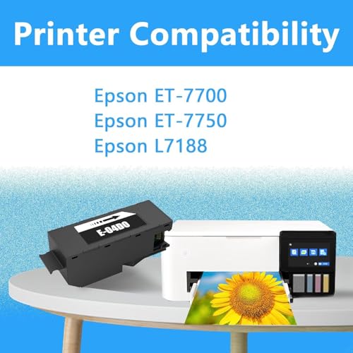 LCL T04D0 Ink Maintenance Box Replacement for Epson 04D0 T04D0 C13T04D000 EWMB1 Ink Maintenance Box for Epson EcoTank ET-7700 ET-7750 L7188 (2-Pack)