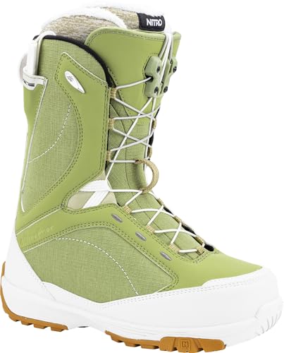 Nitro Monarch TLS Barco de Snowboard, Mujeres, X Christy Prior, 25,5