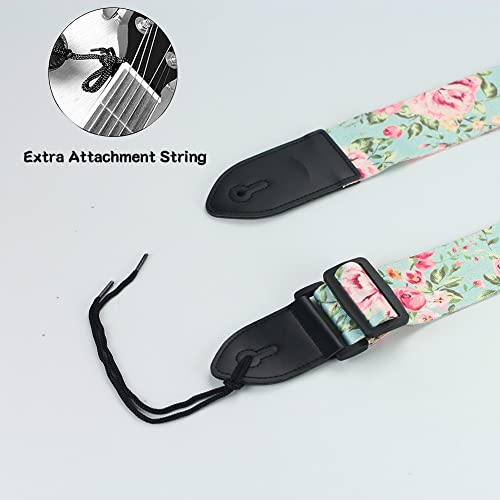 GFDFD Sangle de guitare unisexe bandoulière personnalité Pick sangle boucle bandoulière (Color : A, Size : One size) - Les Beatles, Paul McCartney, John Lennon, RIngo Starr, George Harrison GFDFD Sangle de guitare unisexe bandoulière personnalité Pick sangle boucle bandoulière (Color : A, Size : One size) – Image 5