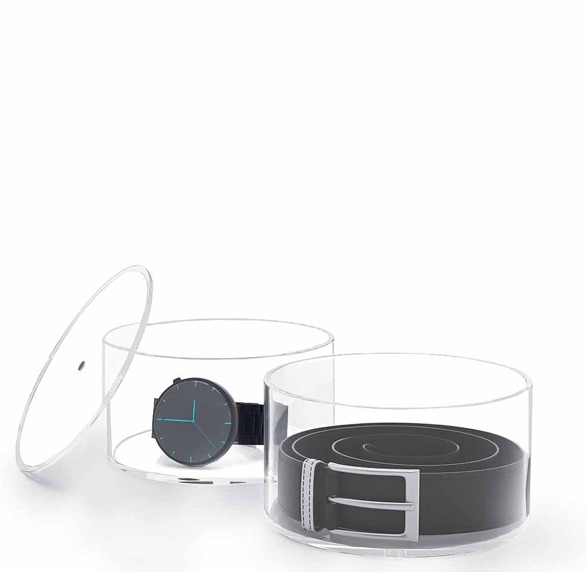 FANASSYY Acrylic Watch Box Organizer Tie Display Case watch stackable box for Men Women Jewelry Case for Earrings Bracelets Rings Makeup Organizer(2 Layers) (B0BSH48TXX) Amazon Price History, Amazon Price Tracker