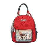 Anekke | Mochila de paseo estampada Fun & Music | Accesorios y Complementos para Mujer | Bolsos Mujer Medidas 27/32/15cm