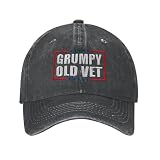 DEKIFNHG Grumpy Old Vet Hat for Men Women, Veterans Day Decorations Baseball Cap, Patriotic Army Hat, Veterans Day Birthday Retirement Gifts for Family Friend