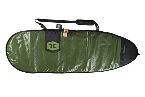 HURRICANE Bolsa de polietileno para tabla de surf (verde oliva, 6,6)