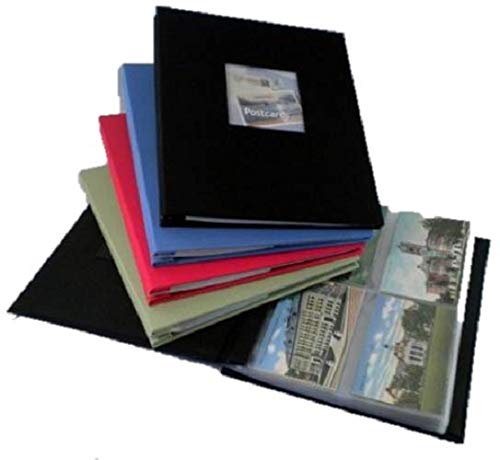 Fabrique Postcard Collecting Album, Spring Green, 8 1/2 x 11" Post Bound Album