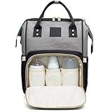 Mochila Maternidade Deluxe 9 Compartimentos – Isolamento Térmico, Tratamento Antibacteriano, Alças Acolchoadas