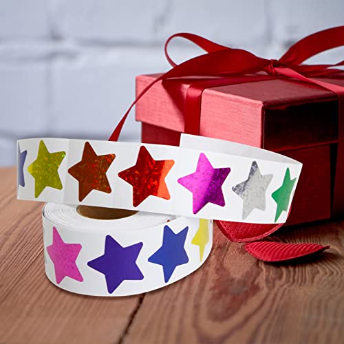 Worldbazaar WBY45W Large Star Stickers 500Pcs Large Sparkling Star Stickers thumb #3