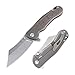 Kizer Cutlery Folding Pocket Knives Flipper Knife Frame Lock Titanium Handles Tactical EDC Knife,Kizer Zugang Ki4439