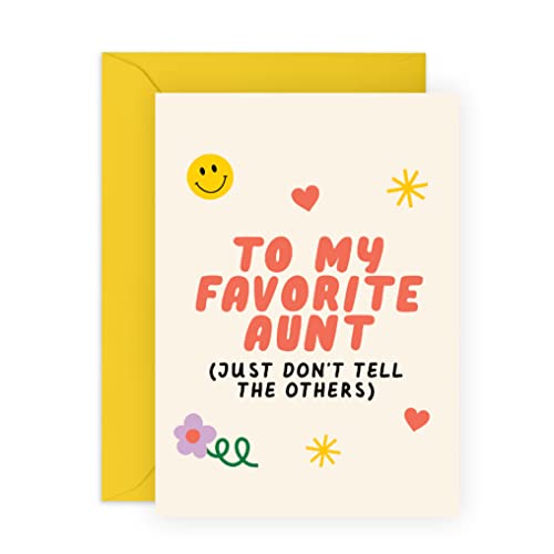 CENTRAL 23 Birthday Card for Aunt - My Favorite Auntie