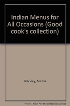 Hardcover Indian Menus for All Occasions Book