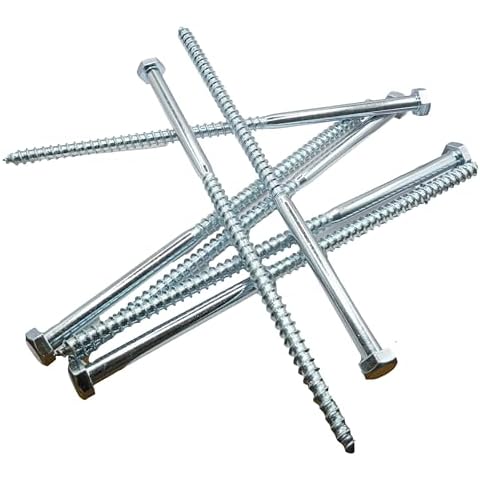 LLB 200mm M8 Zinc Plated Coach Screws Cover