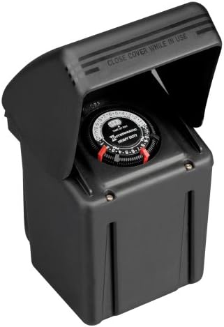 Intermatic ML121RT Low Voltage 121-Watt Power Pack with Timer, Black