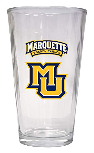 Marquette Golden Eagles 16 oz Pint Glass Officially Licensed Collegiate Product