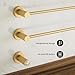 Swiss Madison Claire 3-Bar Electric Towel Warmer Heated Towel Racks for Bathroom in Brushed Gold