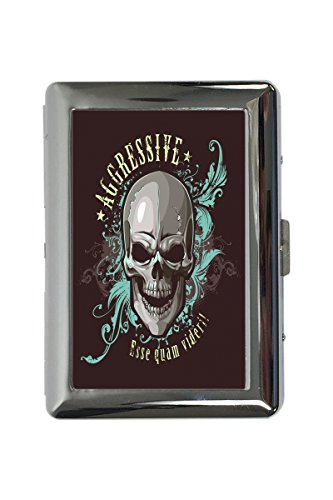 cache étuis à cigarettes Cartoon Art Amusant Tatouages crâne imprimées Cover