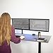 VIVO Triple Monitor Adjustable Desk Mount, Articulating Tri Stand, Holds 3 Screens up to 24 inches, Black, STAND-V003Y