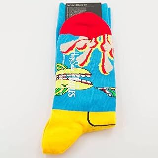 Happy Socks The Beatles Chaussettes Jaune Submarine – Multi 2, multicolore, Small/Medium - Les Beatles, Paul McCartney, John Lennon, RIngo Starr, George Harrison Happy Socks The Beatles Chaussettes Jaune Submarine – Multi 2, multicolore, Small/Medium – Image 2