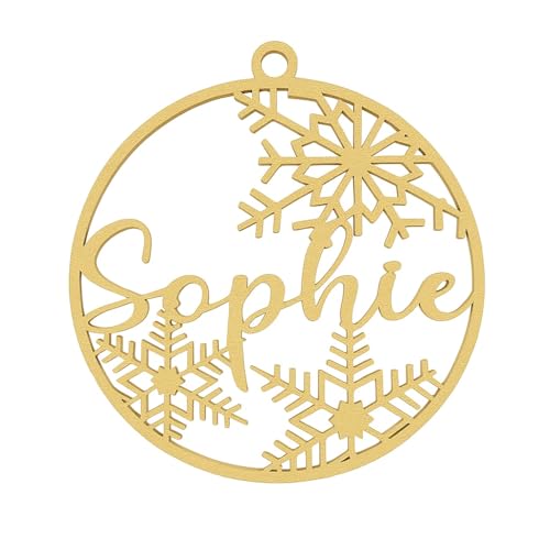 Personalized Christmas Tree Ornament, Custom Christmas Tree Decoration, Wooden Family Tree Ornaments