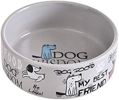 Ceramic Dog Bowls - Ceramic Food Bowls | Great for Wet Food, Dry Food, and Water, Perfect Feeding and Treat Storage Supplies for Dogs…