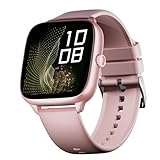 Boat Storm Verge, 1.72' (4.4 cm) Unisex Design, AuraVue Display with 20% Higher Brightness, Premium Metal Body, 80+ Sports Mode, Bluetooth Calling, Smart Watch for Men & Women (Cherry Blossom)