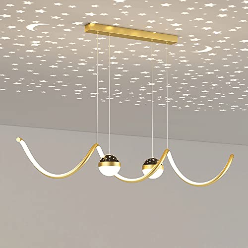 Suspension îlot de cuisine LED variable avec boules de verre salon 39,4"