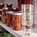 Ball Glass Nesting Mason Jars with Lids & Bands, Wide Mouth, Pint Size (Pack of 4)