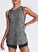 Beach Vacation Essentials Womens Workout Tops Tank Tops Yoga Shirts Athletic Running Sleeveless Gym Clothes Dark Grey XL