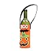 MAXJCN Feiertags-Dekorationen, 3Pcs / Lot Neue Halloween Weihnachten Supplies Dekorative Cartoon Kürbis Taschen Champagne Weinflasche Sets Ktv Bar Bottle (Color : Orange, Size : 18 * 8cm)