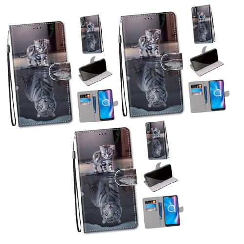 Coque téléphone antichoc Hemobllo lot de 3 housses anti-rayures avec béquille