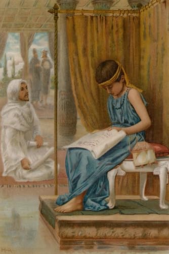 Tableau Impressions d'art Mural le jeune roi Josiah Henry Ryland Rompre la Monotonie des Murs Nus