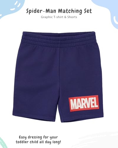 Image of Marvel Boys' T-shirt and Shorts Set
