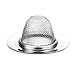 Produktbild Edelstahl-Wannen-Sieb-Filter Wasser-Stopper Edelstahl-Wannen-Sieb-Fußboden-Abfluss-Haar-Catcher Badewanne Stopper Bodenablauf Haarfänger Bad-Accessoires