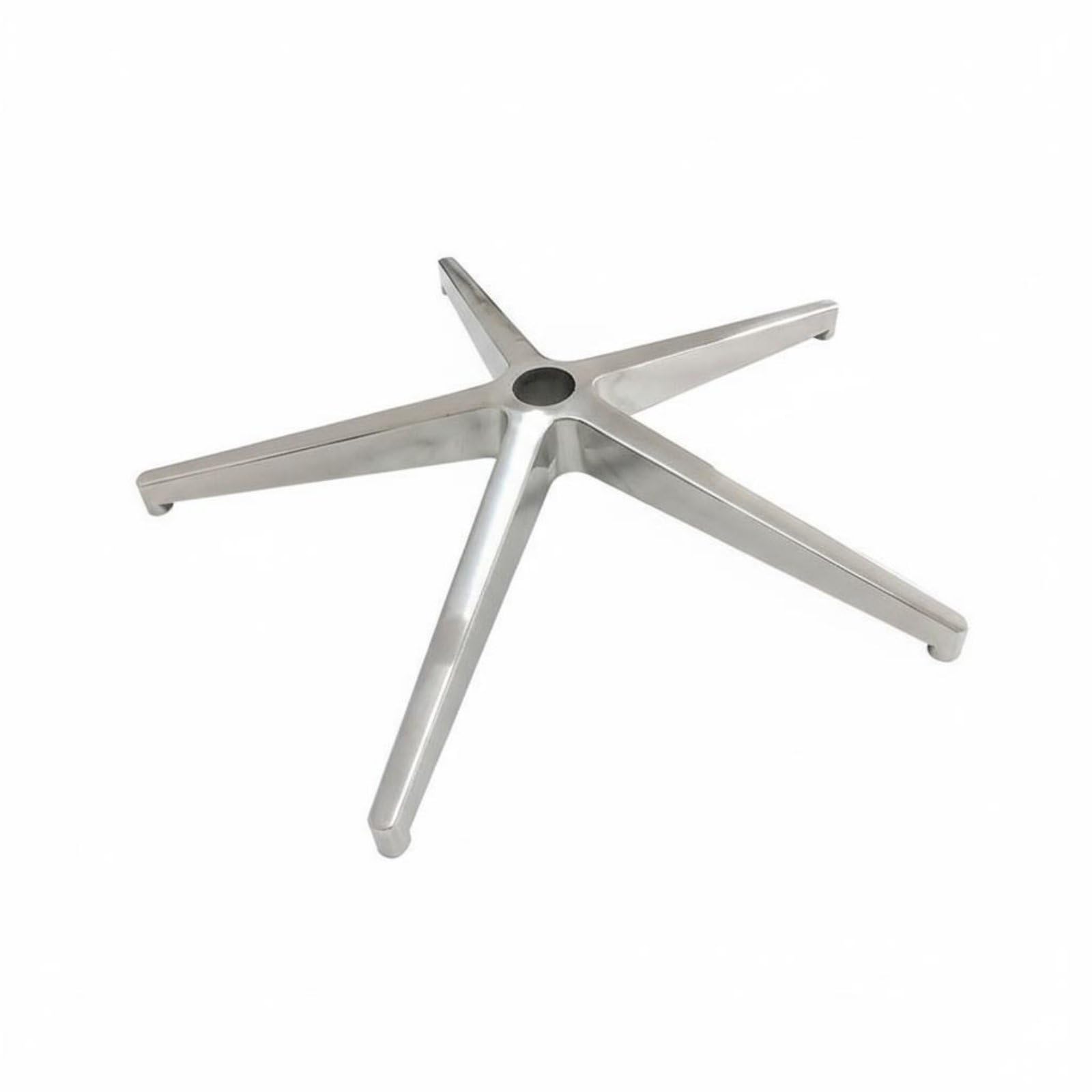 Robust Metal Construction Office Chair Star Base Precision Made Computer Chair 5 Leg Base Easy Installation Polished Finish for DIY Enthusiasts, Gamers, 350MM Sq High Leg-image-19