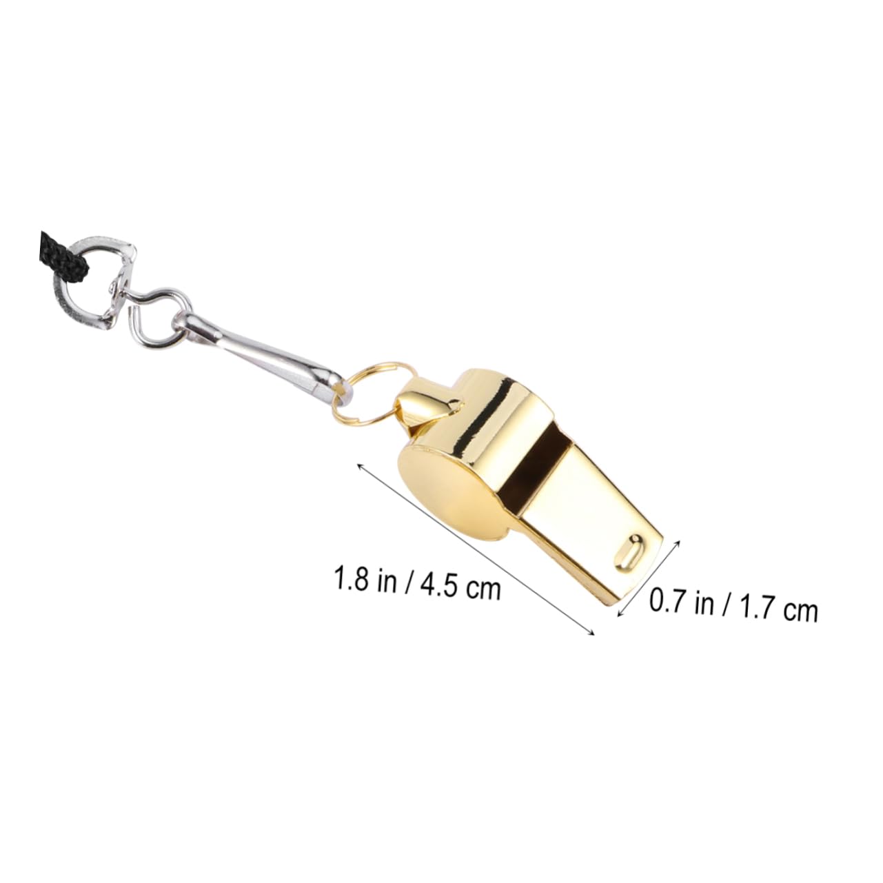 YARNOW 18 Pièces Sifflets Sifflet Fort Sifflet De Survie Sifflet d'urgence Fort Survivre en Métal
