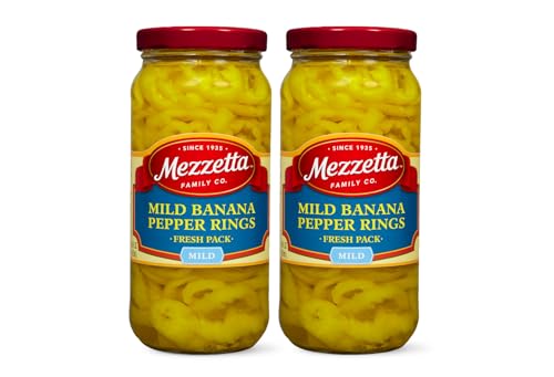 Mezzetta Mild Banana Pepper Rings - Sweet & Crunchy Peperoncini