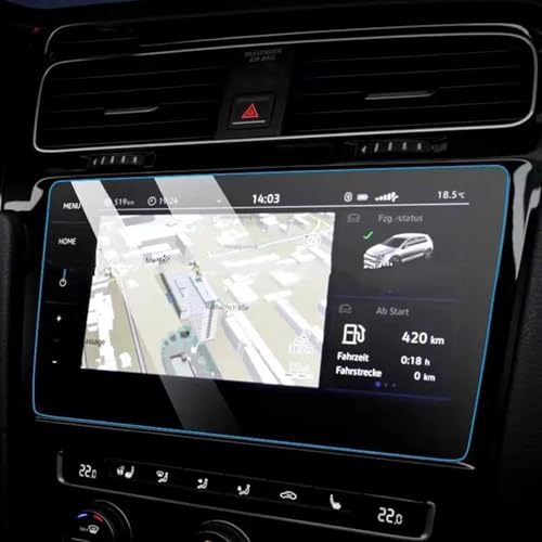 Accessoires Golf 7 MK7 : Film protection écran tactile verre trempé pour navigation GPS 2018-2020