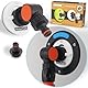 MaJoCompTec® WATERTWIN Tankadapter Wasserfilter Zähler Set | Wohnmobil Wasser Tankdeckel Zubehör | Einfüllstutzen Adapter kompatibel mit Gardena | Typ 3-Pin D:78 (FLEX-Set)