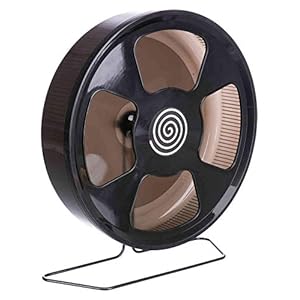 Trixie 61003 Loopwiel voor Knaagdieren, Metaal, Close-Knit Loopvlak, 28 cm, Meerkleurig