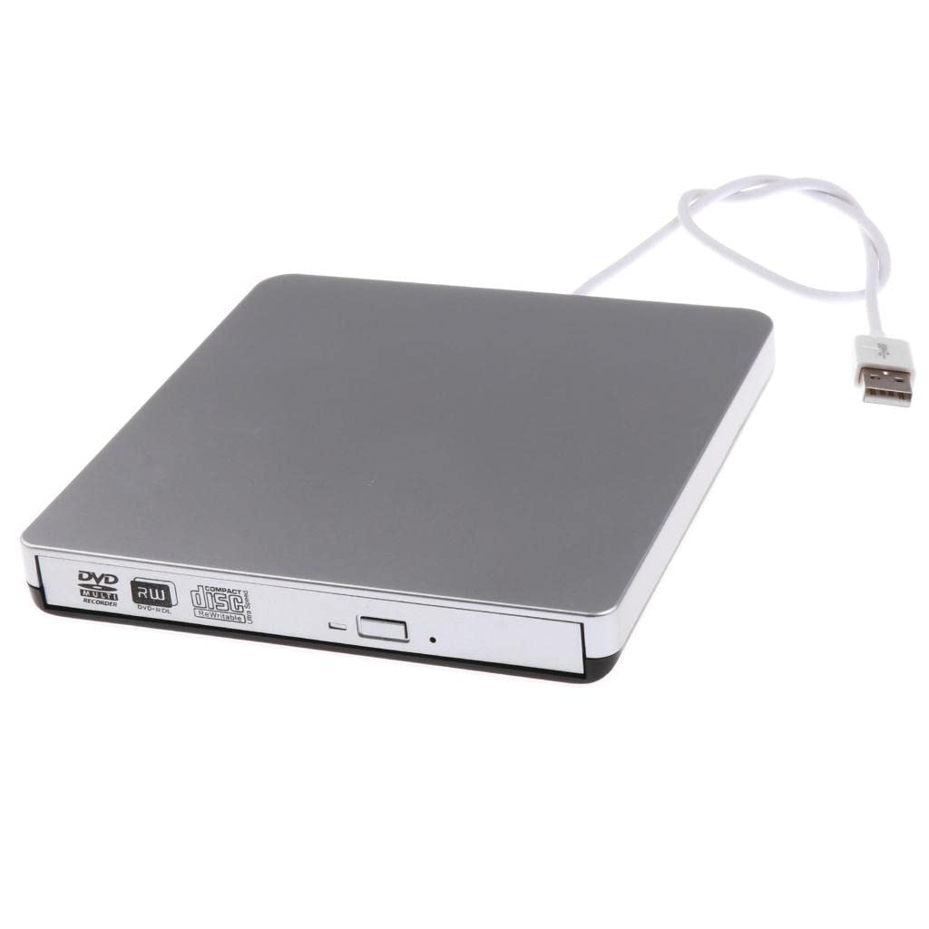 UJEAVETTE External DVD/CD Drive USB2.0 Burner Writer Drive Player Hi-Speed for Laptop-image-0
