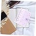 HOMSFOU Scrapbook Protective Cover for Loose-Leaf Journal Binder Shell Snap Closure for Office School and Projects Glitter Design