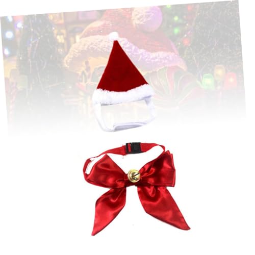 Set de Corbata y Sombrero Navideño para Perro Kisangel miniatura 6