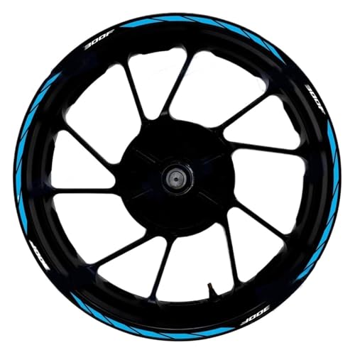 Autocollants de moyeu roue réfléchissants et imperméables CB300F