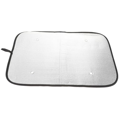 EPIGEIST 2 Piezas Protector para Puerta Mosquitera Camper Cortina Aislante Reflectante de para Ventana y Puerta de Autocaravana Fácil Instalación con Ventosas Conjunto