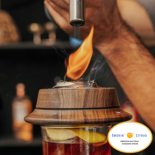 Smokin' Citrus Premium Natural Citrus Fumar Chips de Madeira para Defumador de Coquetel Chips de Ma