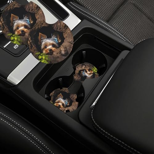 Portavasos para Auto 2 Pzs Antideslizante Negro miniatura 1