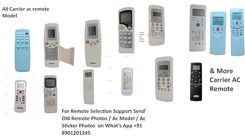 Image of AMAZOR Compatible /Replacement Carrier AC Remote Control - Suitable for 1 Ton, 1.5 Ton, 2 Ton Split & Window Air Conditioners (Exact Matching Remote Required) (Model 31 Same)