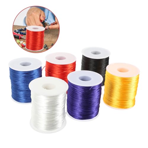 Hilo macramé fácil de cortar que evita enredarse al tejer crochet 8