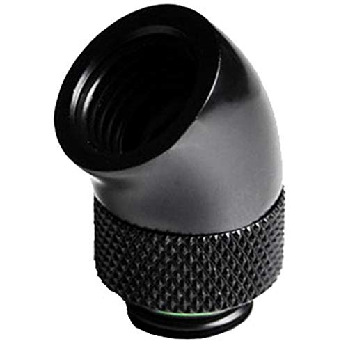 Barrow G1/4 Male Rotary to 45 Degree Female Angle - Black